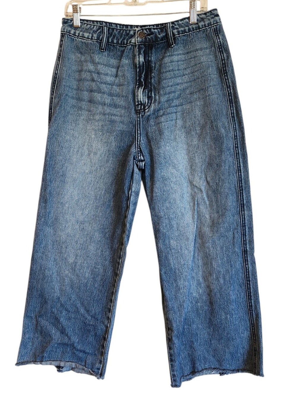 Carly Jeans Los Angeles (CJLA) Jaymee Wide Leg Jeans Size 9 Med Wash High Rise